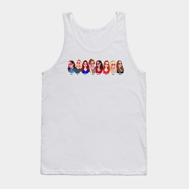 Almost Feminist: Faces! Tank Top by KaliSucks